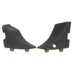 RLB-HILON wiper cowl end cap left installed on Silverado showing precise fit