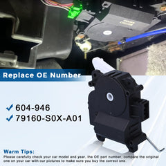 RLP 604-946 air blend door actuator electrical circuit close-up showcasing high-performance board