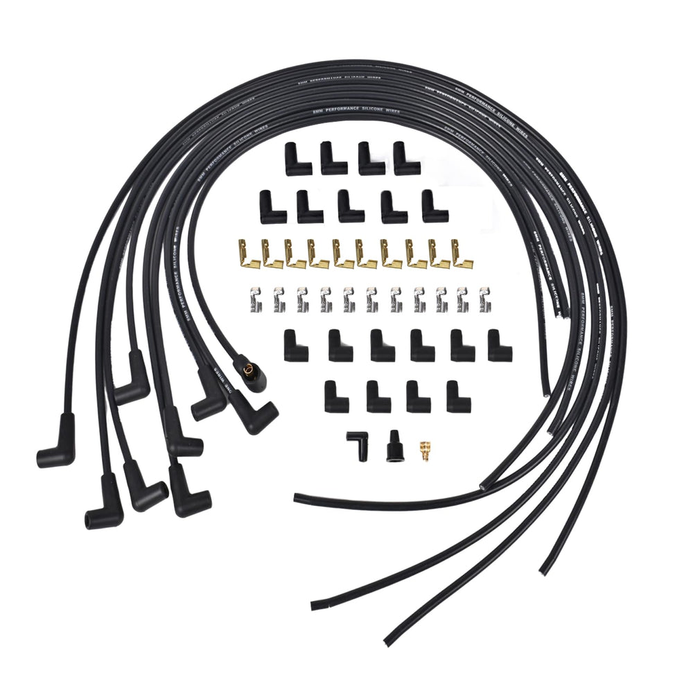 RLP HEI universal spark plug wires 8mm set for reliable ignition