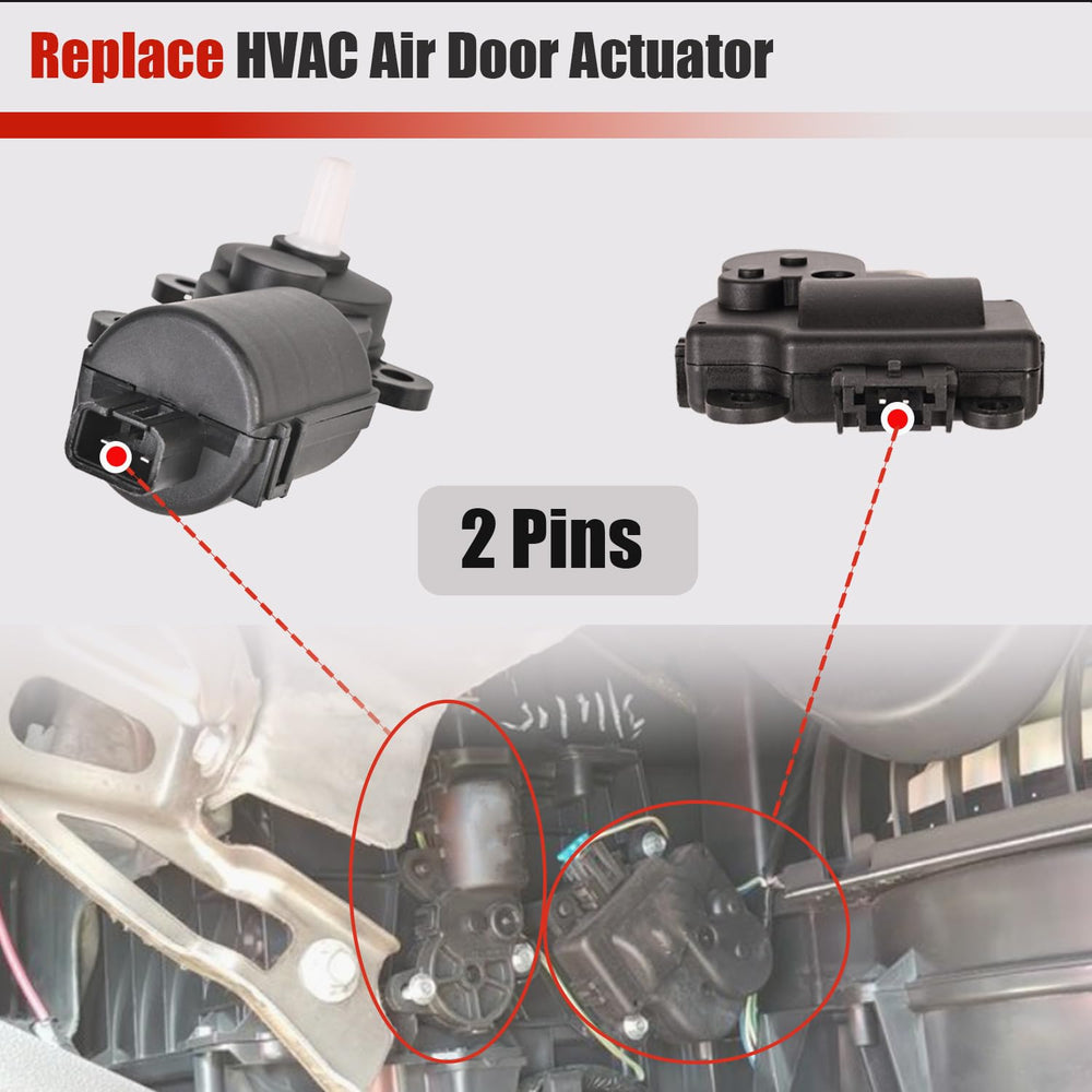 RLP blend door actuator compatibility with Impala fitment chart