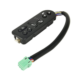 RLP lumbar control close-up with separate heat settings for comfort