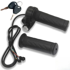 RMYSTIEAO e-bike full twist throttle grip shown on a handlebar for smooth acceleration