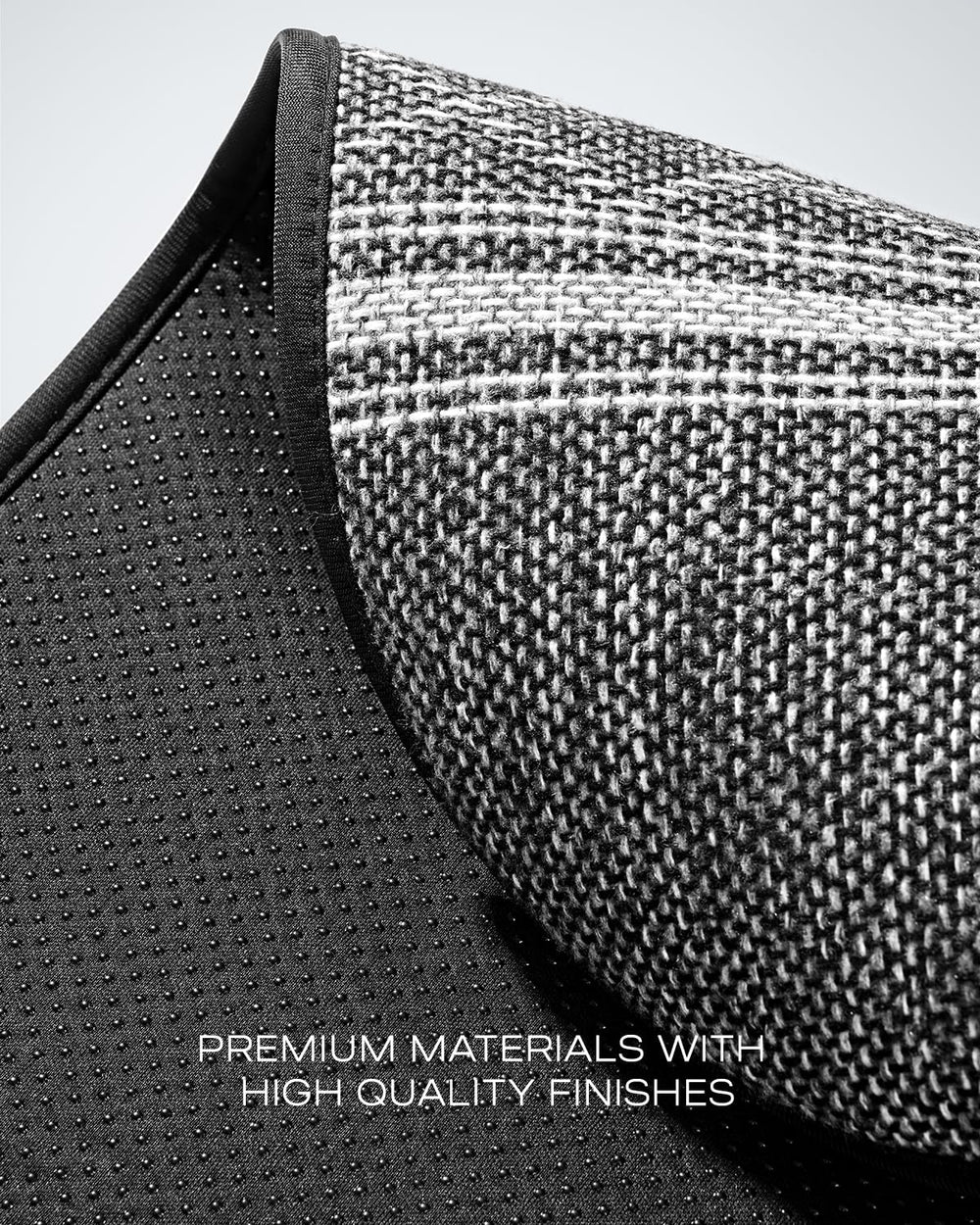 Road Comforts Baja fabric texture close-up highlights durable jacquard weave for ongoing use