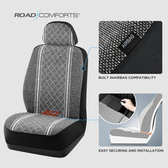Road Comforts Baja Blanket universal-fit fabric contouring to seat