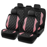 Road Comforts floral front-seat cover adds feminine style and interior warmth.