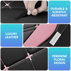 Road Comforts three-panel design fits most vehicles for easy coverage.