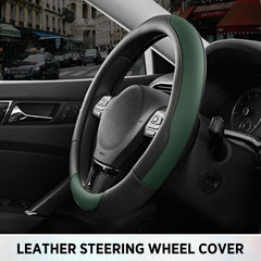 Road Comforts durable leather cover offers long-lasting daily use