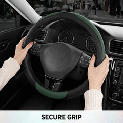 Road Comforts steering wheel cover protects against wear, scratches, fading and dirt