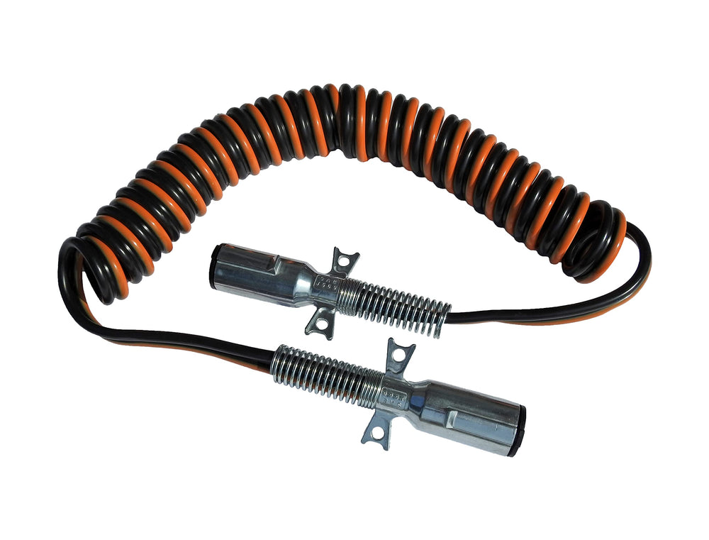 Road Superior Truck Parts liftgate cable 15ft coiled with dual-pole design for flexible tailgate power