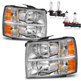 ROADEAL headlights front view with OE-fitment for Silverado