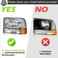 ROADEAL HB5 bulbs included for strong night illumination