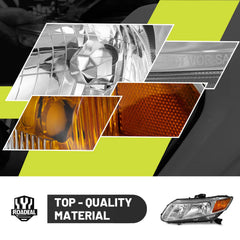 ROADEAL IP65 waterproof headlight assembly for rain and snow resilience