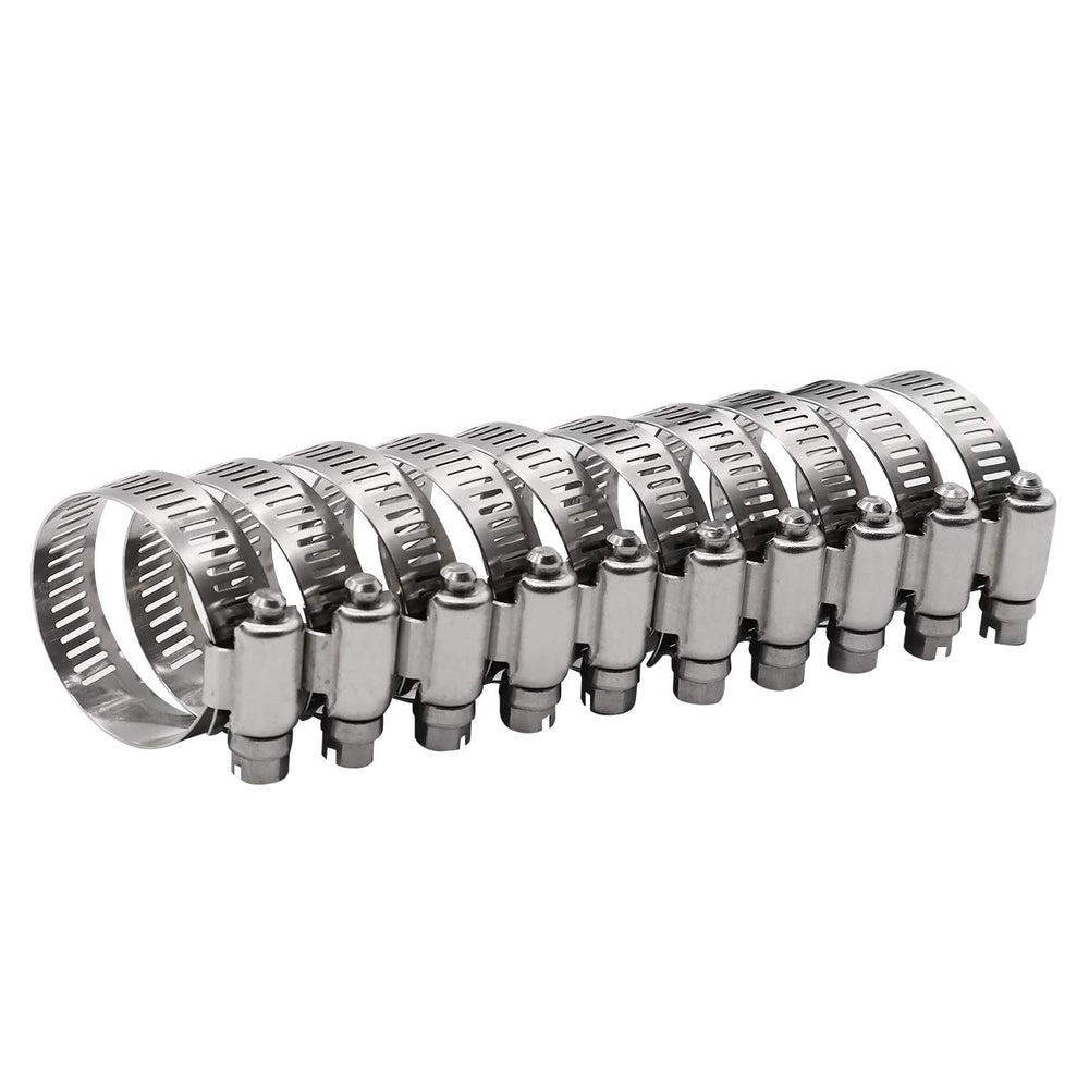 Roadformer SAE 36 size clamp on hose; secure marine and outdoor hose connections.