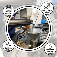 ROADGIVE anti-spill design handles diesel and gasoline with cleaner pours