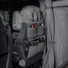 RoadPro RPSB-14BK durable stitching detail highlights reinforced seams for long-lasting car organization.