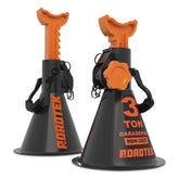 ROADTEK jack stands with integrated steel base for stable lifting