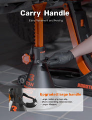 ROADTEK jack stands wide base design for stability