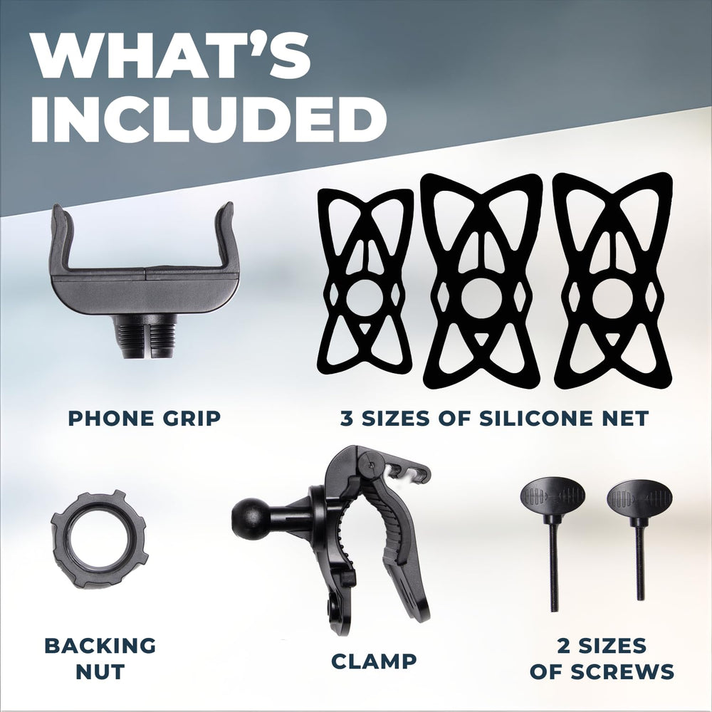 Roam universal net phone mount is Bluetooth-friendly and won't interfere with wireless earbuds