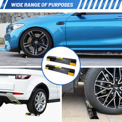 ROBLOCK on garage floor demonstrating reliable parking alignment under everyday use