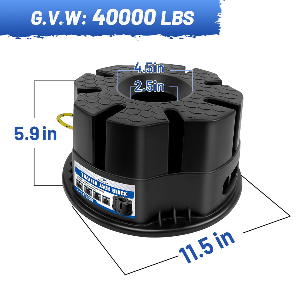 ROBLOCK durable polymer construction resists dirt and oil for lasting stability.