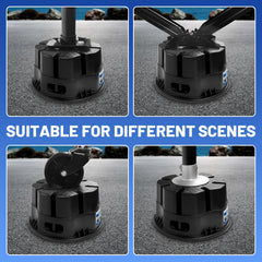 ROBLOCK wide compatibility with tongue jacks and stabilizers for secure leveling.