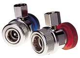 Robinair 18192 low-side coupler for easy service-port access in tight spaces.