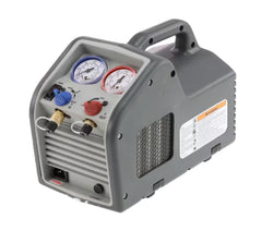 Robinair RG3 portable recovery machine, side view showing compact profile.