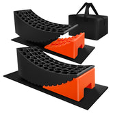 ROBLOCK 2-pack RV leveling blocks with 6-3 inch lift for stable leveling on uneven ground