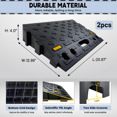 ROBLOCK 2-piece interlocking track enabling seamless extension for wider thresholds