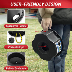 ROBLOCK drain hole design helps water drain and prevent rust