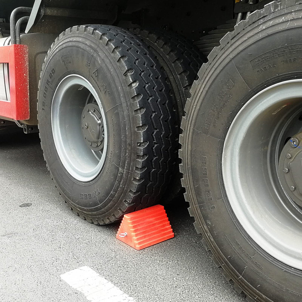 ROBLOCK no-stink poly foam wheel chocks offer durable performance.
