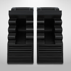 ROBLOCK two-pack wheel chocks offering reliable vehicle safety