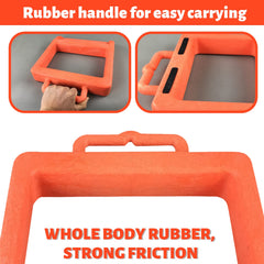 ROBLOCK pallet jack chock bottom surface with friction enhancing stability
