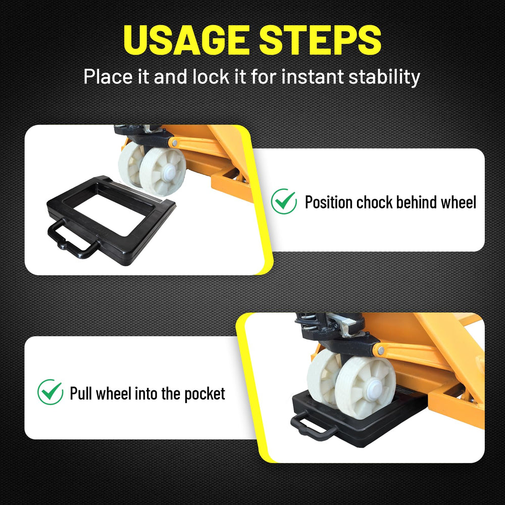 ROBLOCK built-in rubber handle enables easier carrying and storage.