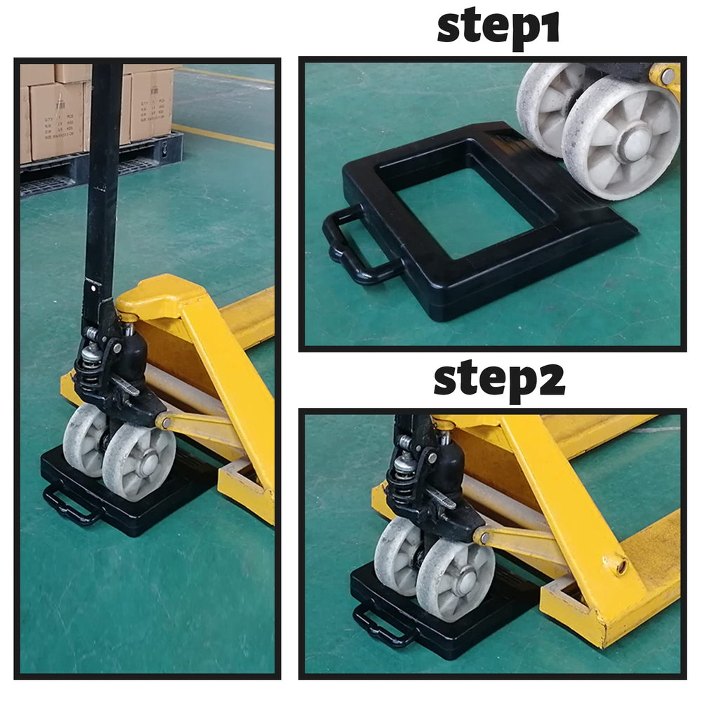 ROBLOCK chock with built-in handle for easy carry and storage