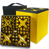 ROBLOCK rv leveling blocks pack 12 yellow for easy campsite elevation and stability