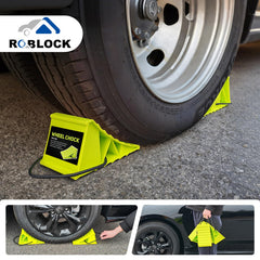 ROBLOCK rope-free design enables easy carrying and placement