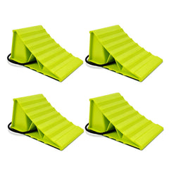 ROBLOCK heavy-duty chocks fit cars, trailers, RVs securely