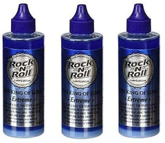 Rock N Roll It! Extreme Lube bottle for wet conditions improves chain cleanliness and performance