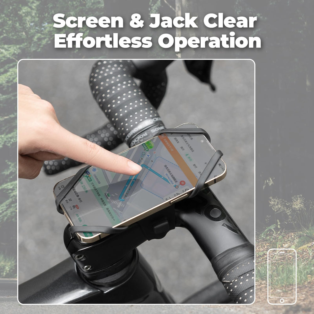 ROCKBROS compatible with 4-7 inch smartphones and slim to medium cases