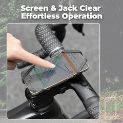 ROCKBROS compatible with 4-7 inch smartphones and slim to medium cases