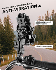 ROCKBROS universal handlebar fit covers 17–30 mm bars for versatility.