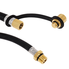 Rockheel Flex Oil Drain Hose compatibility chart shows versatile fitment options.