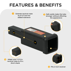 Rockland adapter shown with cargo carriers and bike racks compatibility