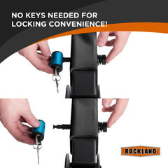 Rockland hitch pin metal finish signals corrosion resistance and long life.