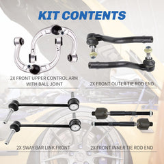 Rockplanet front upper control arms with ball joints, built for durability