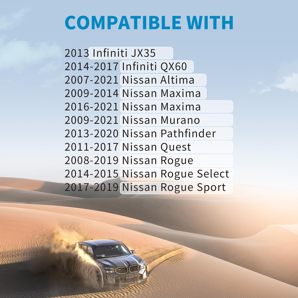 Rockplanet front sway bar end link for Nissan Murano reduces clunking and improves stability