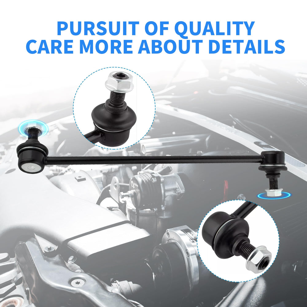 Rockplanet sway bar end link front for Nissan Rogue enhances ride comfort and tire wear balance