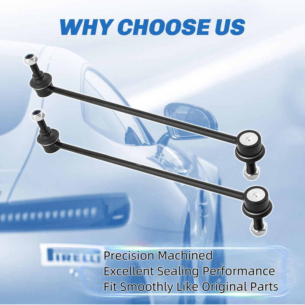 Rockplanet Sway Bar Link with anti-corrosion coating protects against rust.