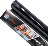 RockRose 35% carbon window tint on car window for privacy and UV protection